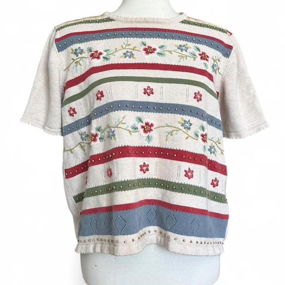 Vintage cottage core Alfred Dunnar shirt